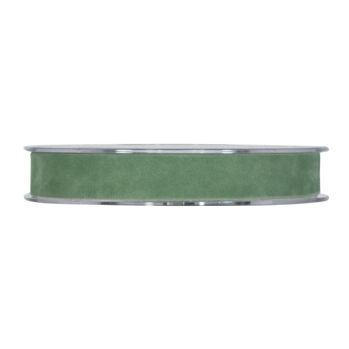 NASTRO MM15X7MT DOUBLE VELVET COBALTO VERDE